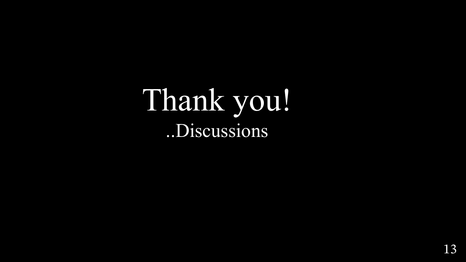 Thank you slide